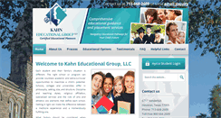Desktop Screenshot of educationalconsulting.com